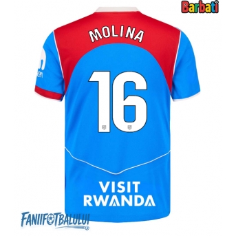 Atletico Madrid Nahuel Molina #16 Tricou Fotbal Replică 2025-26 Barbati Treilea